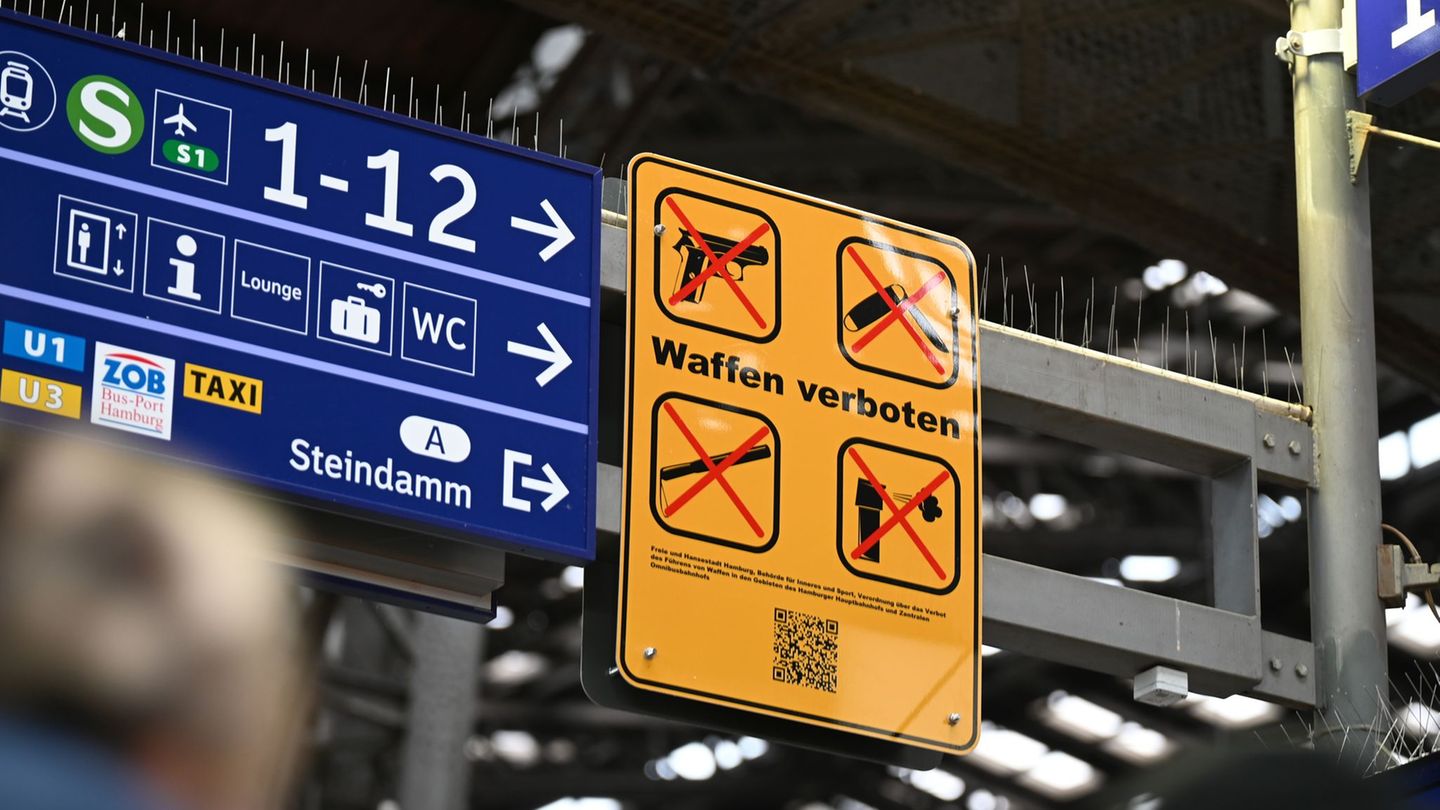 Innere Sicherheit: Waffenverbot an Hamburger Bahnhöfen wieder verlängert