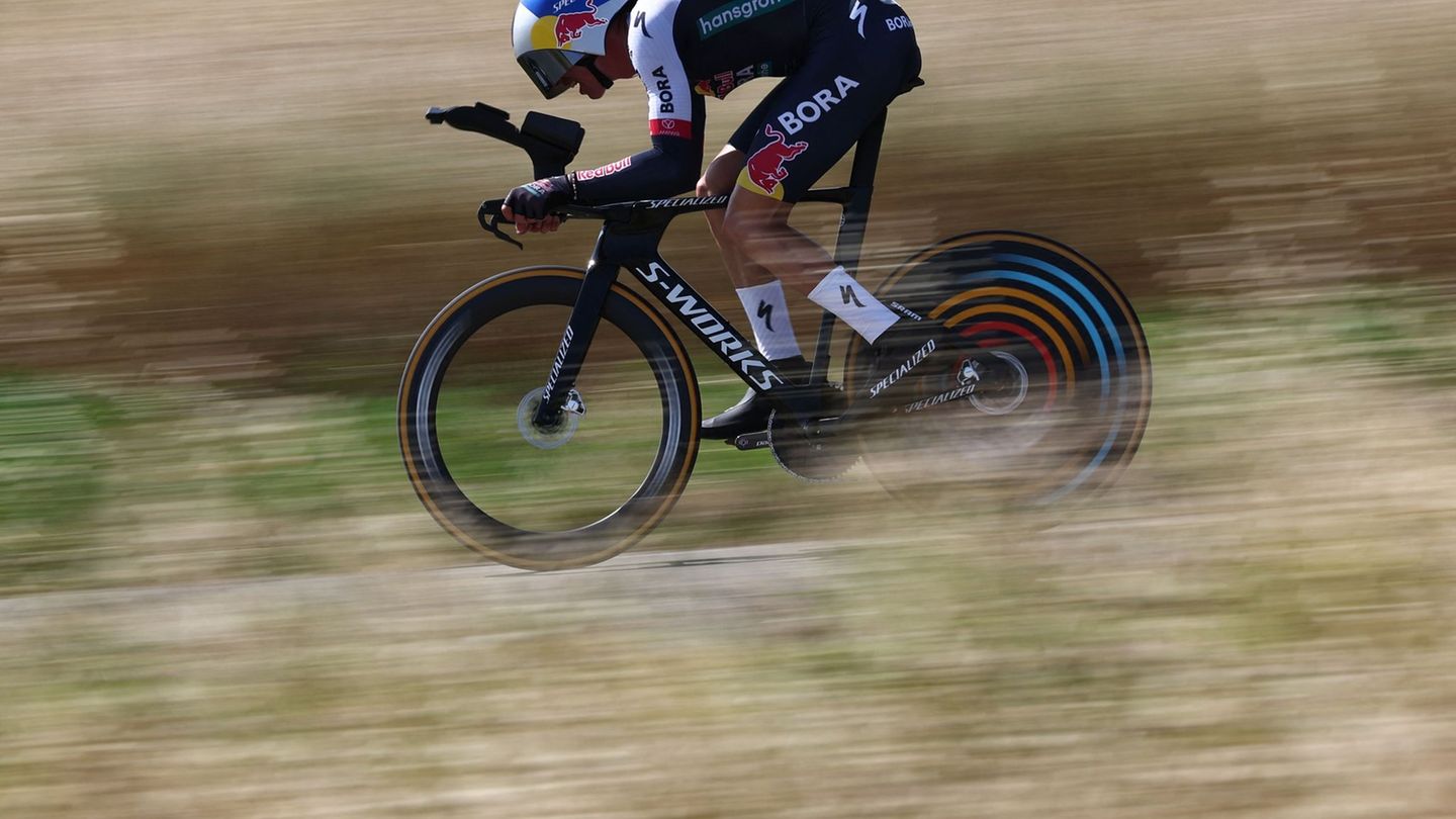 Radsport: Dauphiné: Lipowitz knapp an Gelb vorbei – Evenepoel jubelt